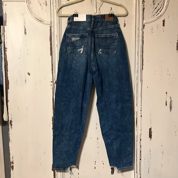 American Eagle Outfitters High Rise Jeans - Dark Blue - Picture 4 of 16